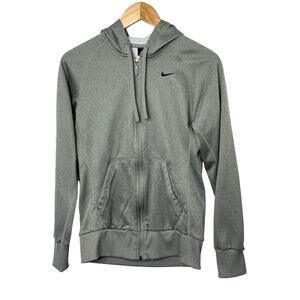 Nike Therma-Fit Gray Full-Zip Sweat Jacket Women's XS